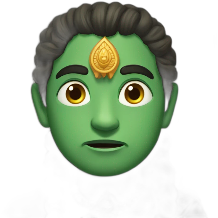 Frightened Lord murugan emoji