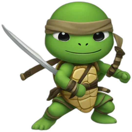 Turtle ninja emoji