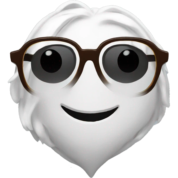 Heart with glasses emoji