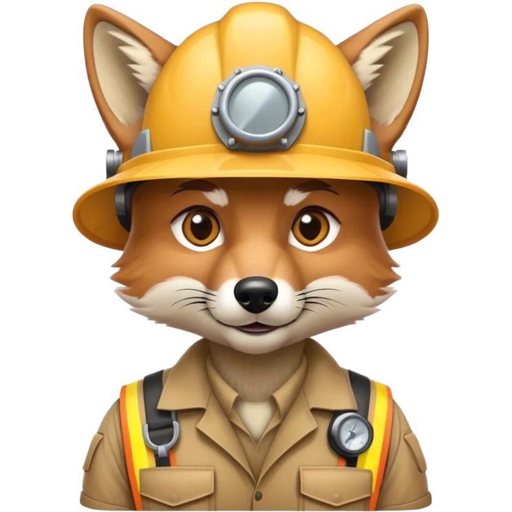 Coyote engineer emoji
