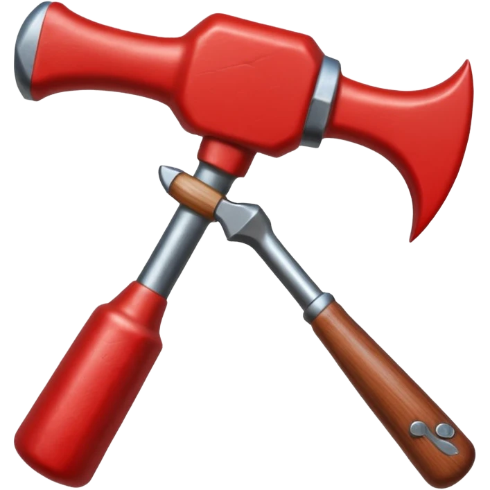 red hammer emoji