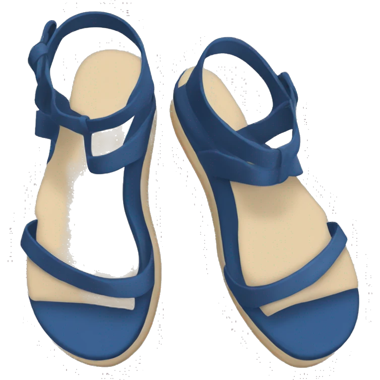 Dark blue sandals emoji