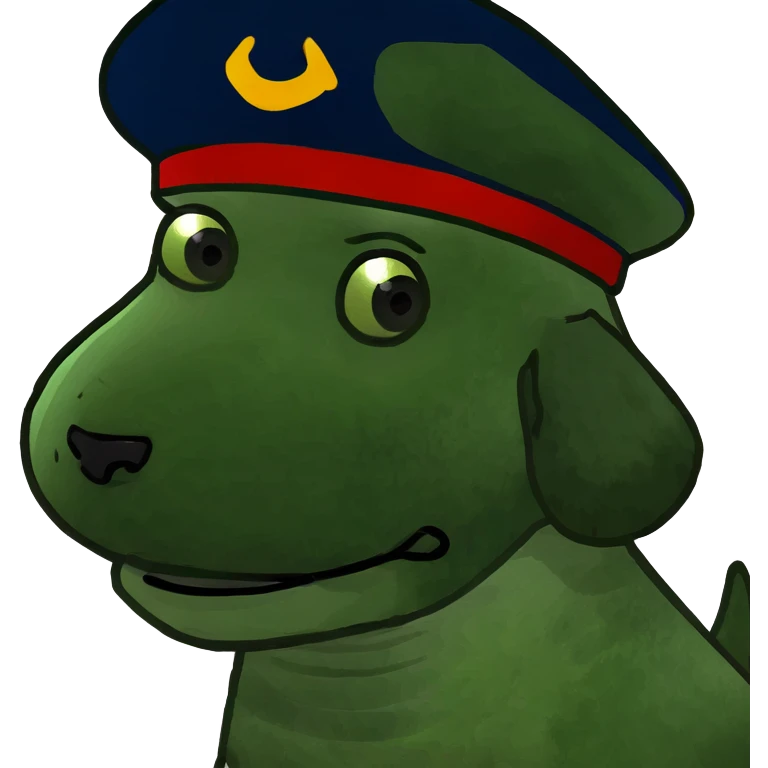 poodle with hat red  emoji