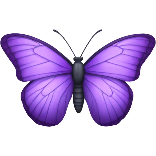 Purple butterfly  emoji