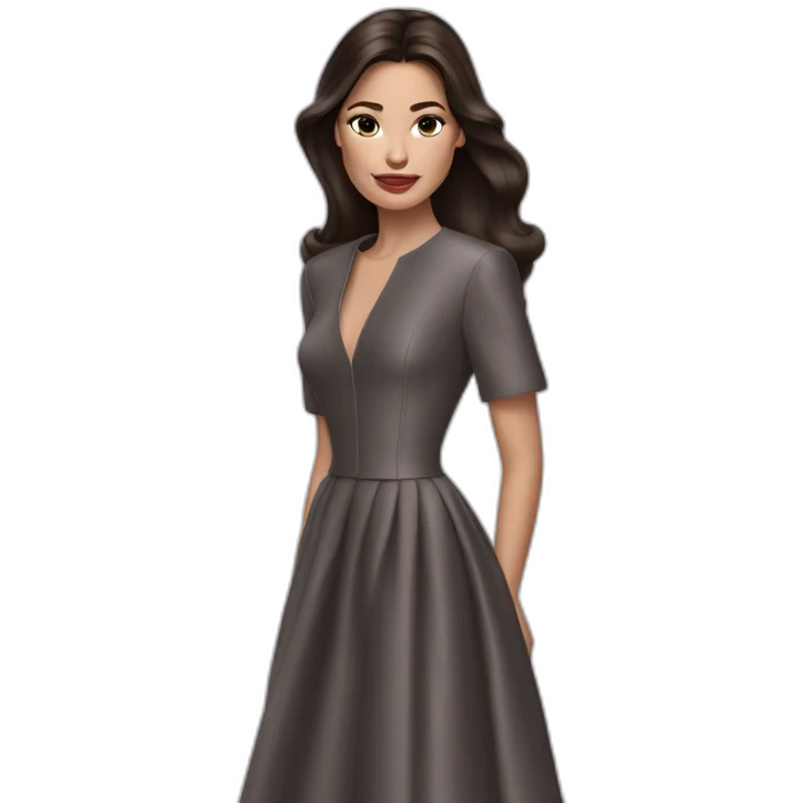 Women brunette with dior  emoji