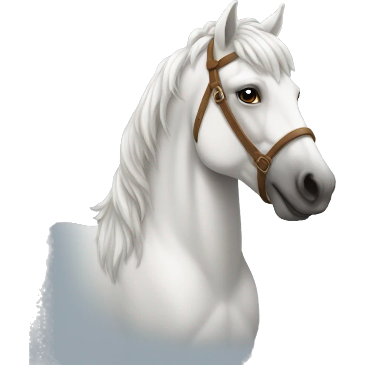 Cavalo branco com asas emoji