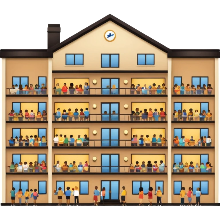 Un hotel remplie de fou emoji