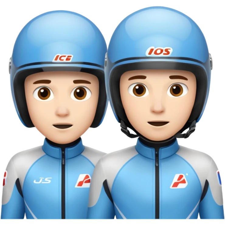 doubles olympic luge emoji