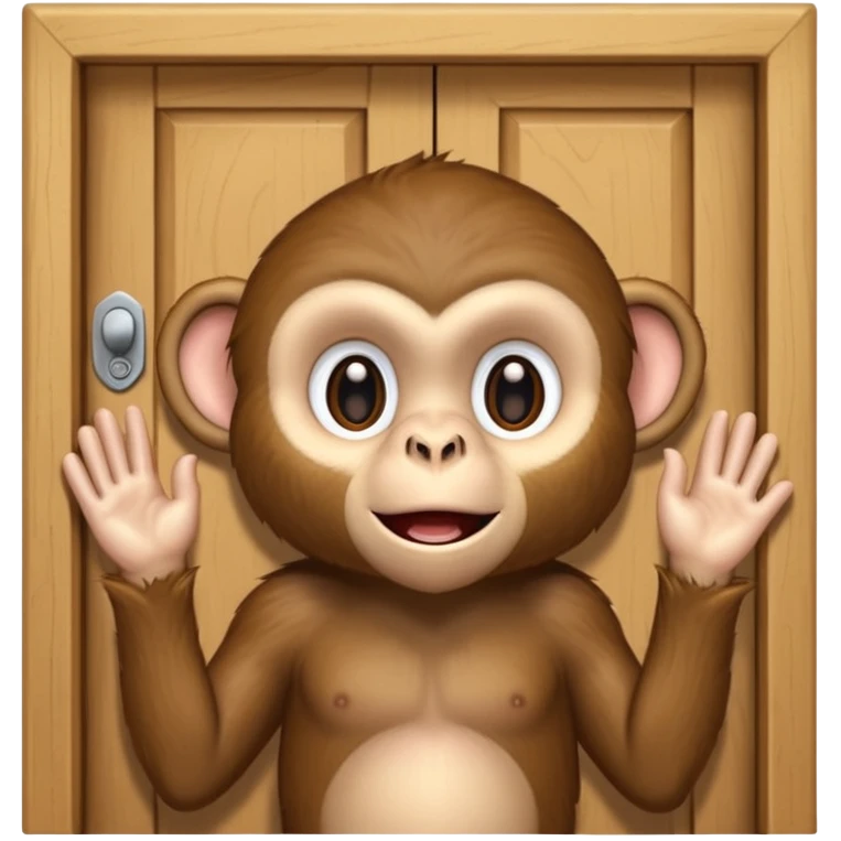 monkey knocking on door emoji