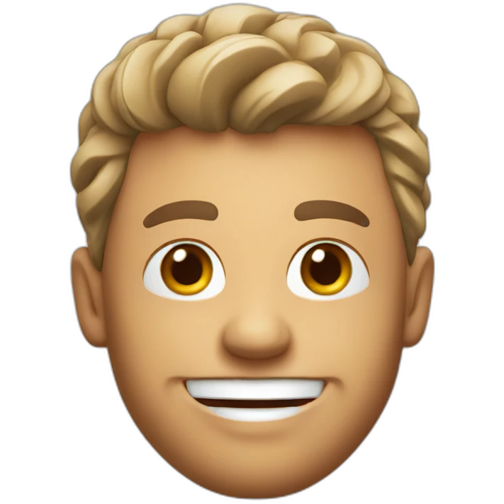 dutch football head smiling emoji