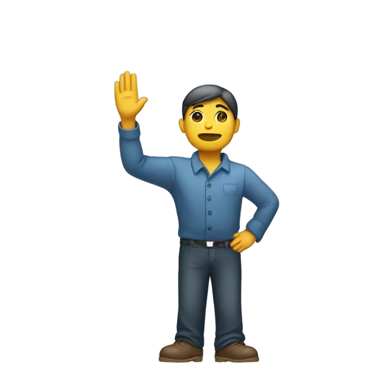 Saluting  emoji