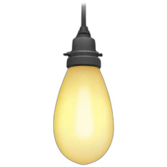 lampara de luz emoji