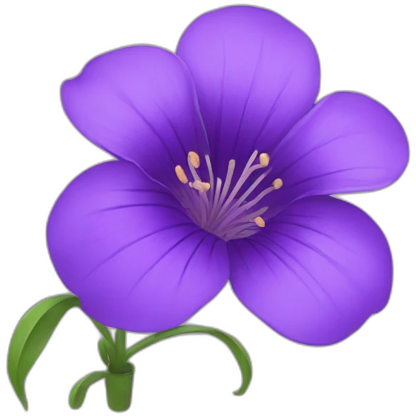 purple flower emoji