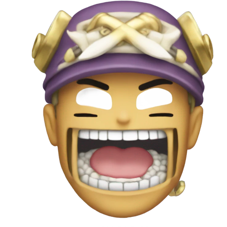 chopper from one piece with gold teeth  emoji