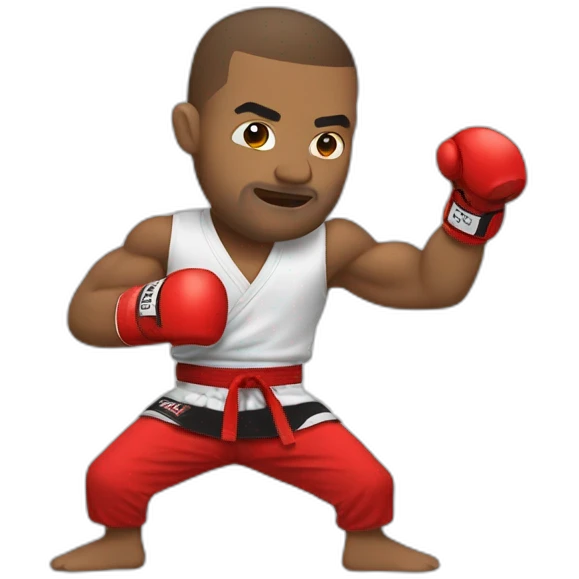 Mixed martial arts emoji