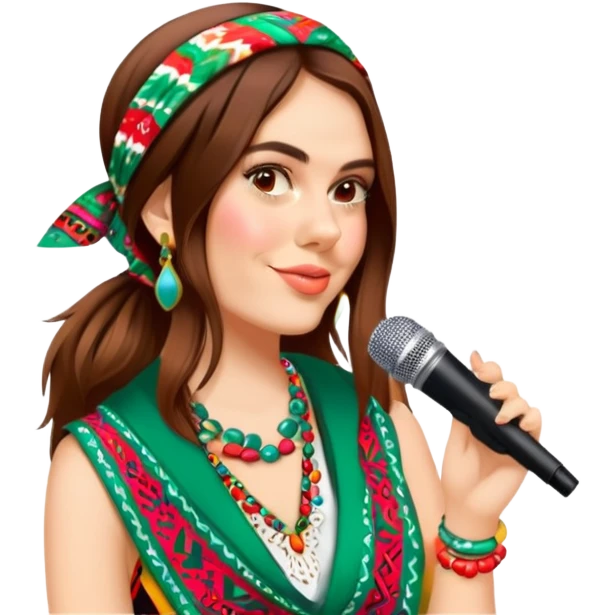 Colorful Singer emoji