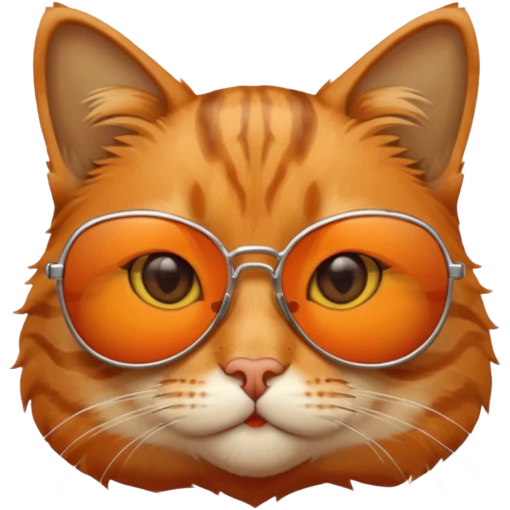 Cat wearing sunglasses emoji