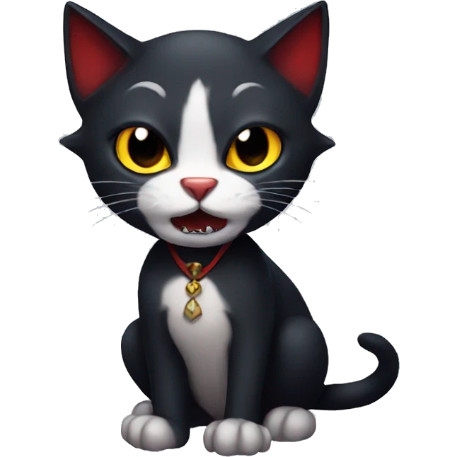 vampire cat emoji