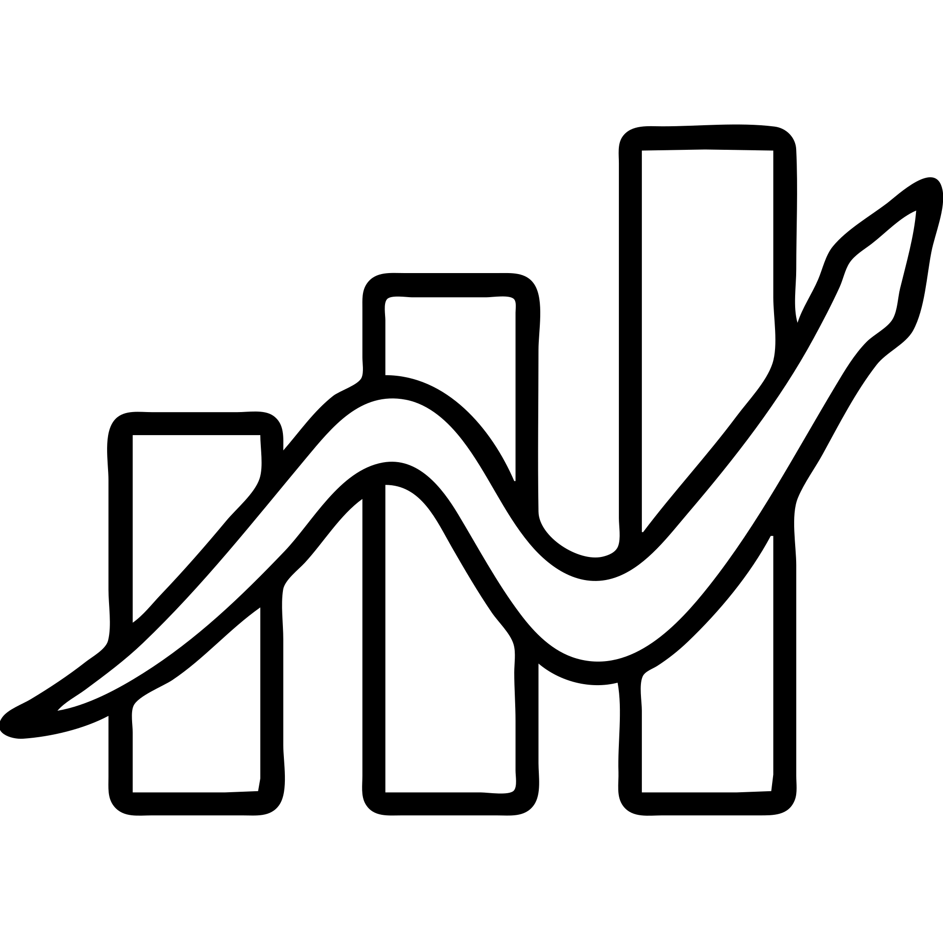 wave icon with a trading theme, sleek and professional emoji