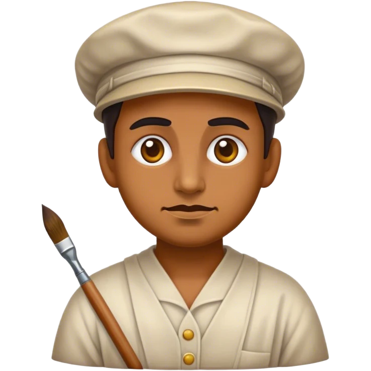 Cinematic Realistic Rembrandt Portrait Emoji, depicted as a master painter with deep reflective eyes and dramatic chiaroscuro, rendered with intricate textures and moody historic lighting that captures his timeless artistry. emoji