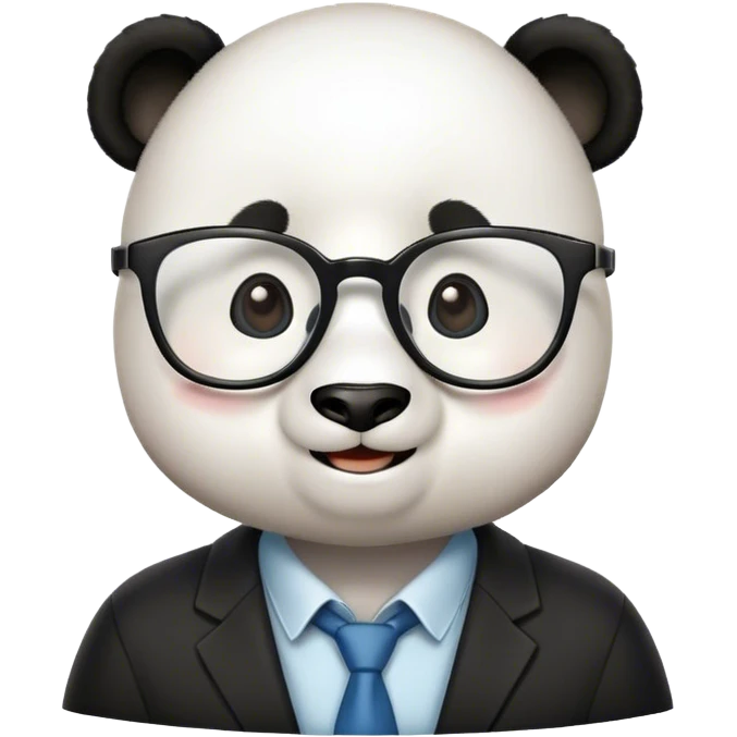 Panda teacher emoji