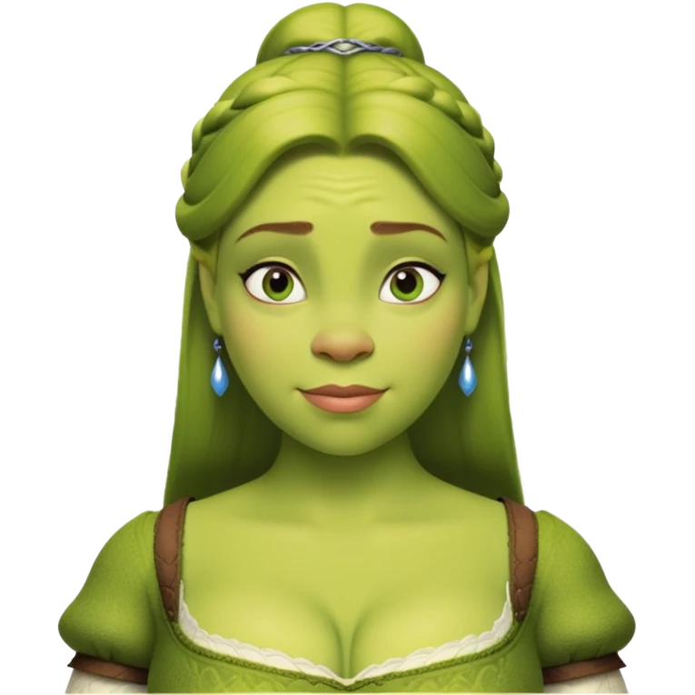 Фиона из шрека с большой грудью  emoji