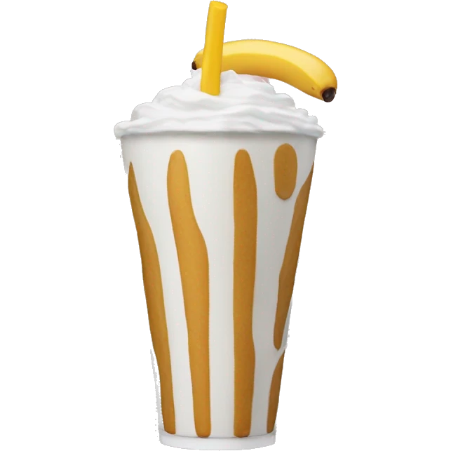 banna shake from mac donalds emoji