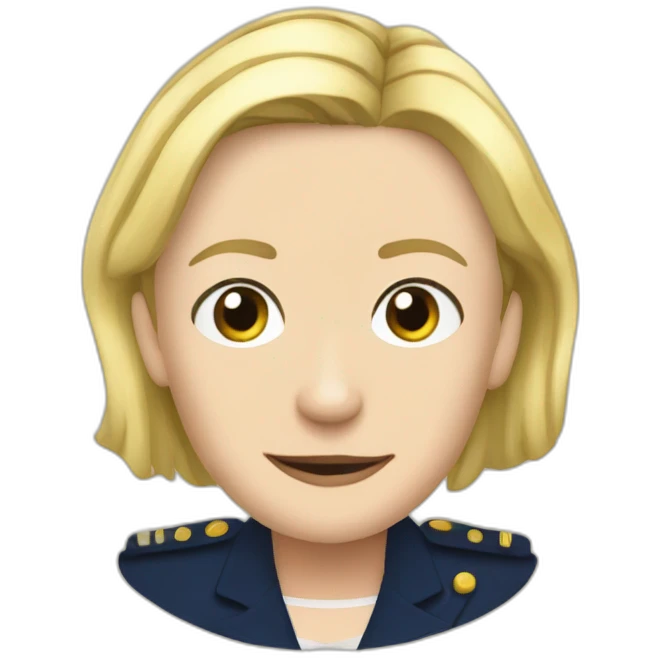 Marine lepen voilée emoji