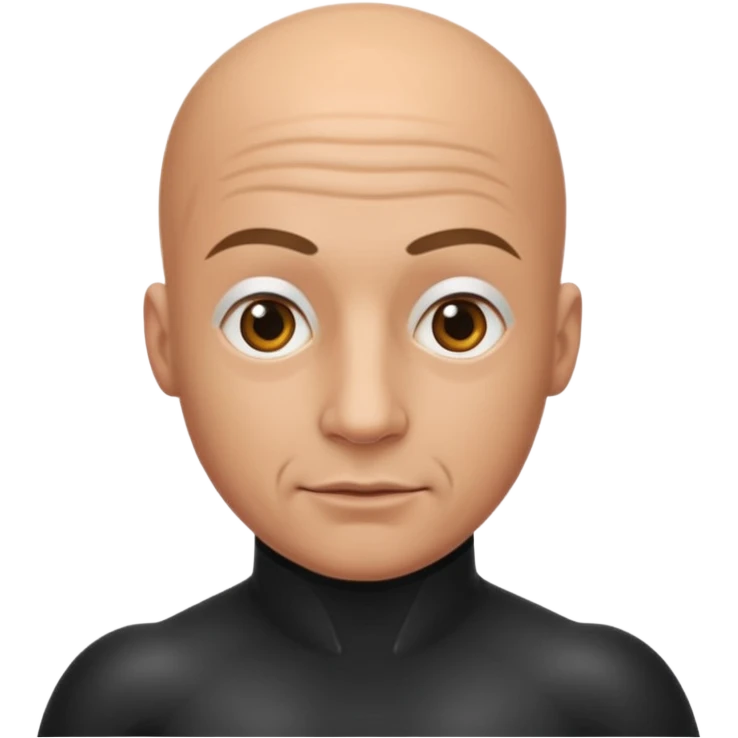 PATOGER le plongeur sous marin sans cheveux emoji