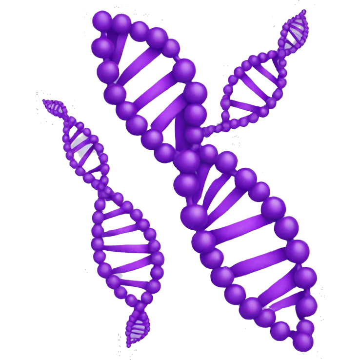 dna helix purple emoji