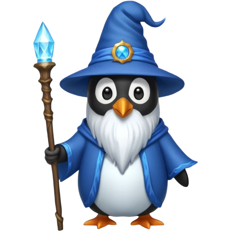 Penguin Wizard emoji