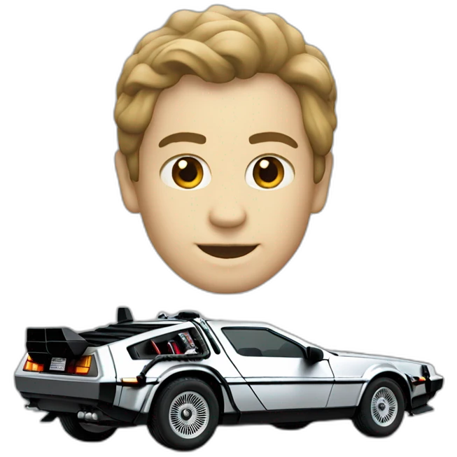 Delorean emoji