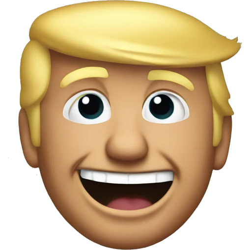 trump swaying to music emoji