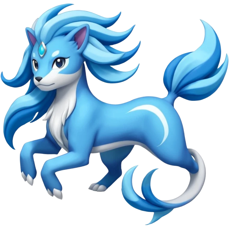 Luxio-Suicune-Amaura-fusion emoji
