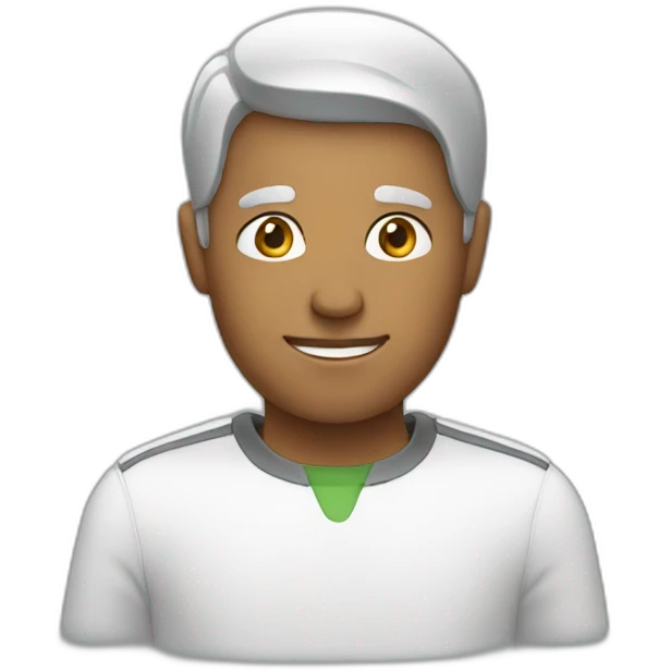 Man using chrome  emoji