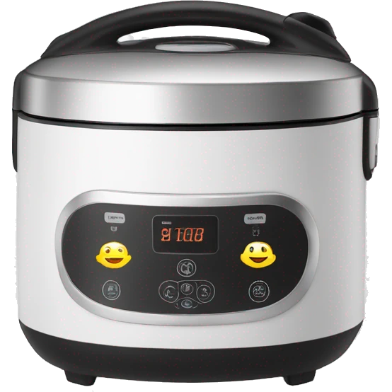 happy face rice cooker emoji