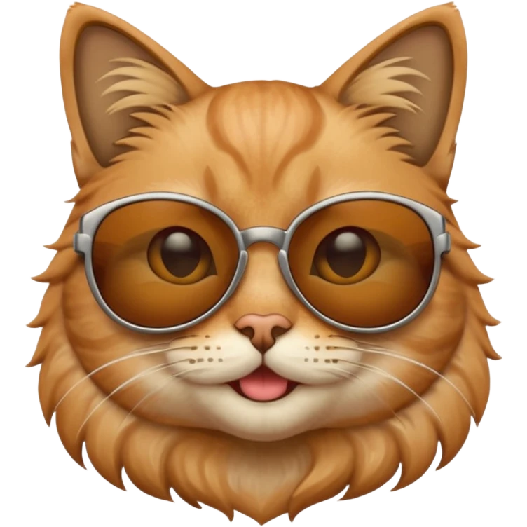 Cat wearing sunglasses emoji
