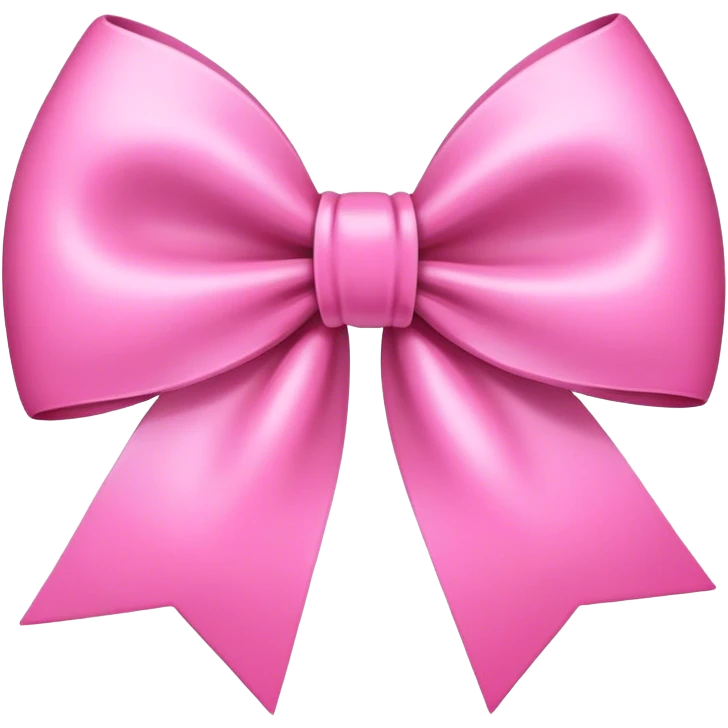 pink bow emoji