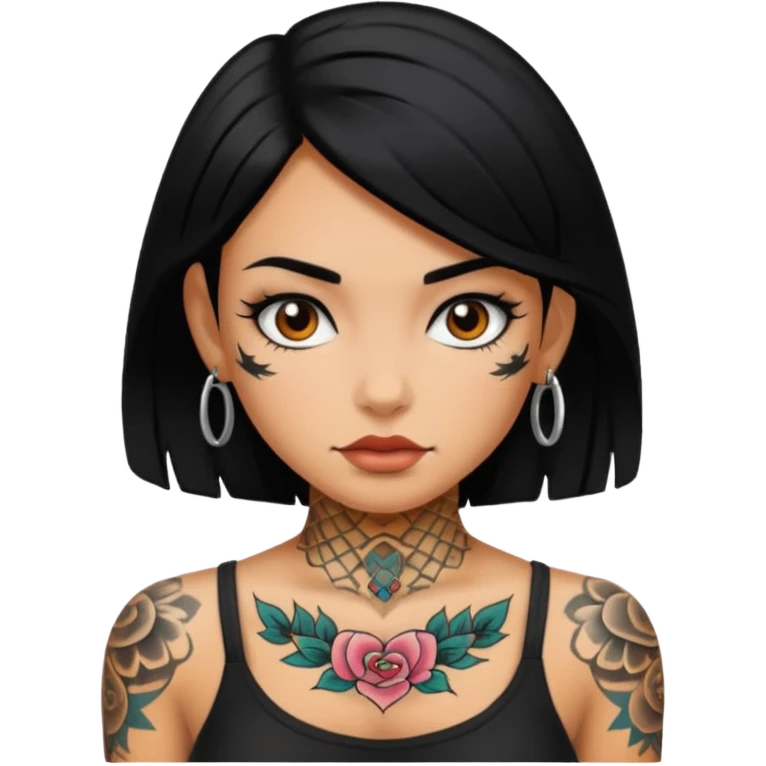SUPER TATTOOED GIRL emoji