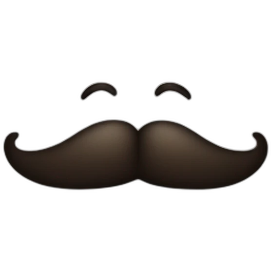 mustache emoji