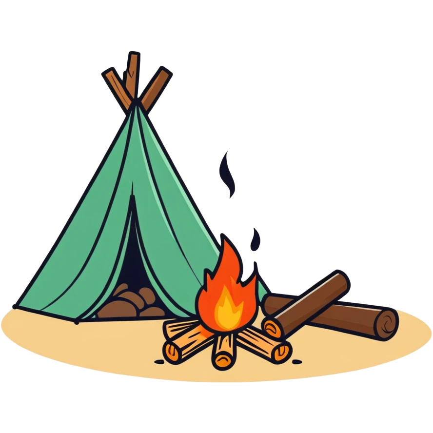 Campfire emoji