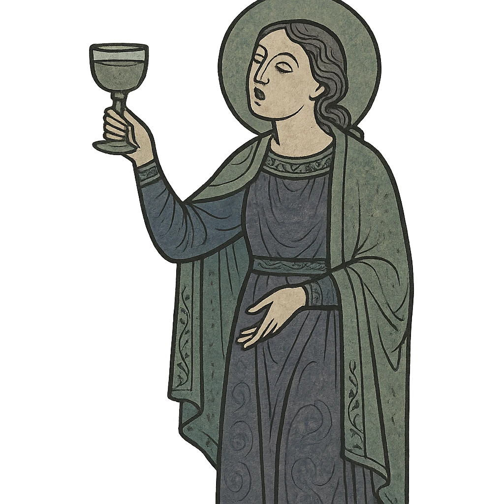 woman singing with wine glass in her hand emoji