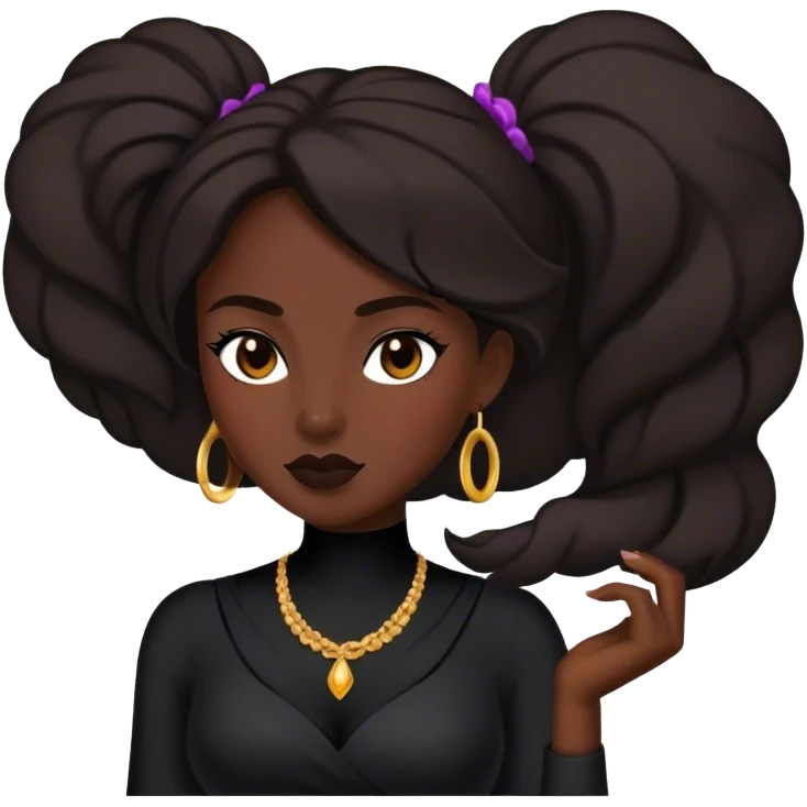 Dark feminine  emoji