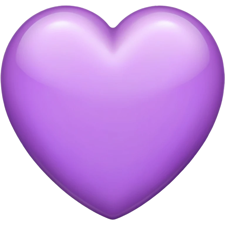 lilac heart emoji