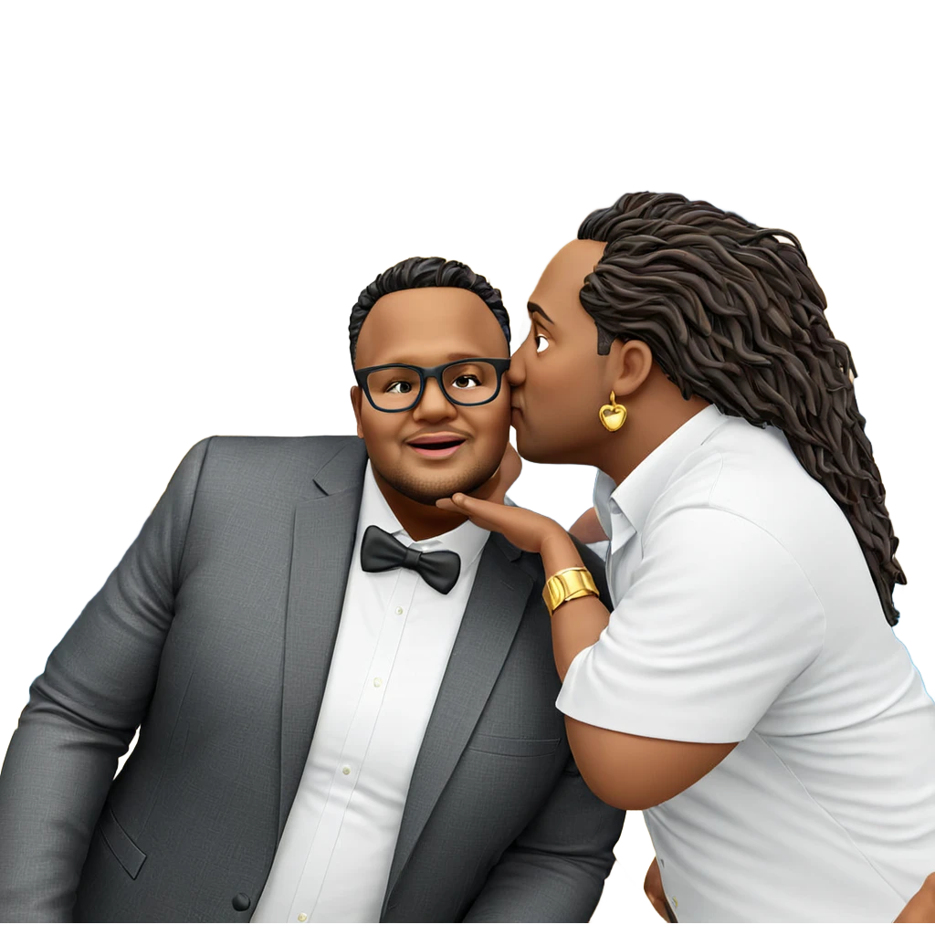 formal kiss between lovers emoji