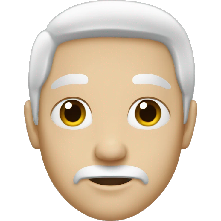 Person black hair white face framing  emoji
