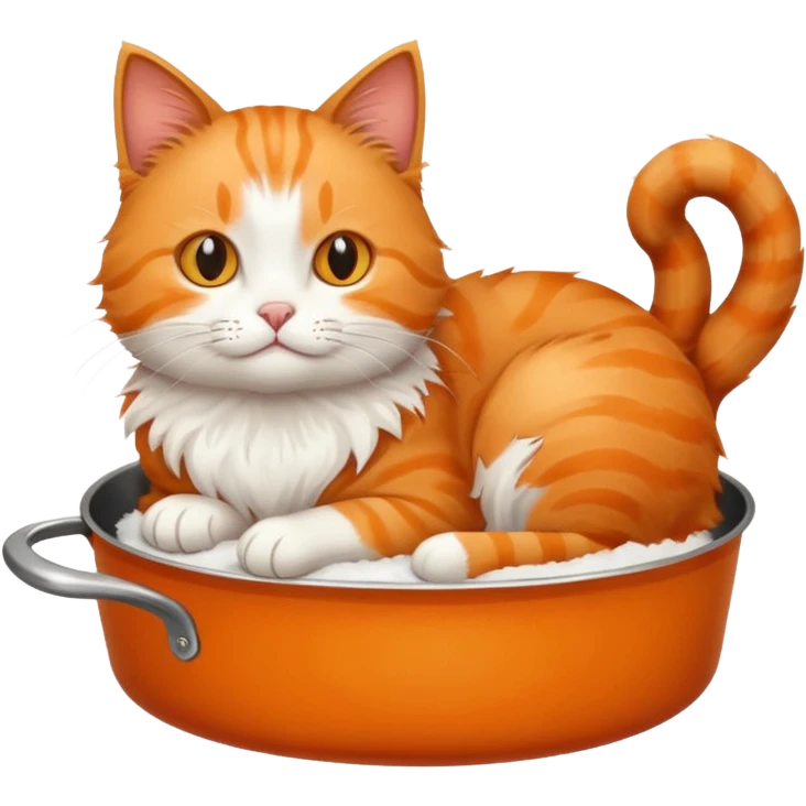Cat in a pan  emoji