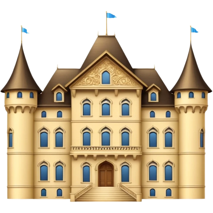 A hotel icon like gstaad palace emoji