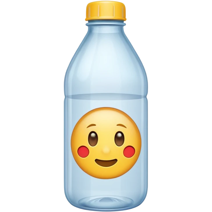 une bouteille en plastique dechet vide  emoji