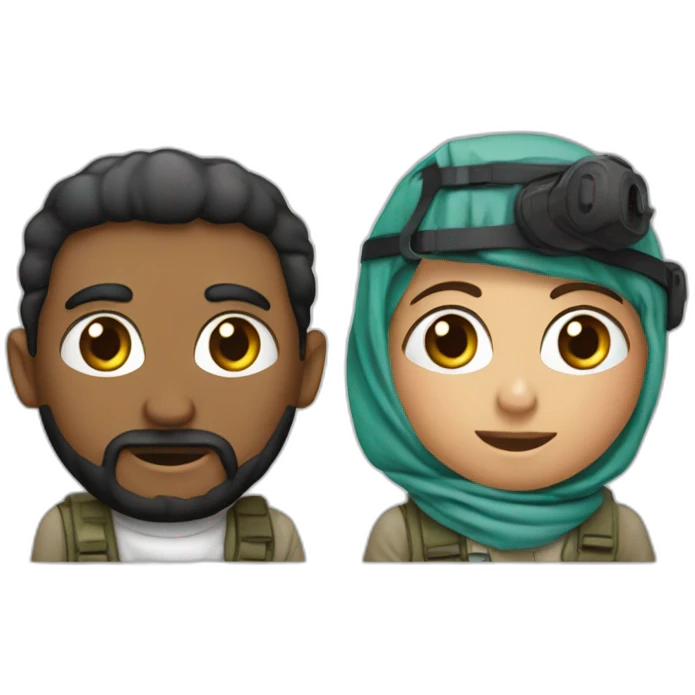 Israel et palestine en conflit emoji